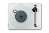 Gramofony - Pro-Ject T1 EVO Gramofon z napędem pasowym Czarny, Biały - miniaturka - grafika 1