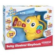 Zabawki interaktywne dla dzieci - Baby Muzyczny słonik Bontempi - miniaturka - grafika 1