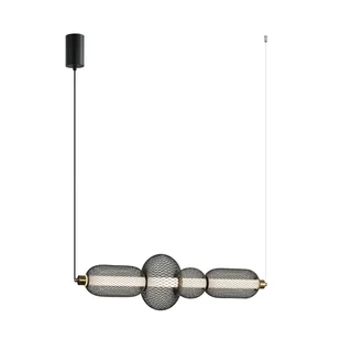 Podłużna lampa wisząca, LED PND-84283-4-BK z serii MARCO  - Lampy sufitowe - miniaturka - grafika 1