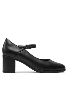 Clarks Czółenka Freva55 Strap 26172052 Czarny - Czółenka - miniaturka - grafika 1