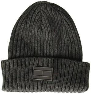 Tommy Hilfiger Mtze Ribbed Cuff czapka beanie-Mtze, antracytowy, jeden rozmiar - Czapki damskie - miniaturka - grafika 1