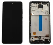 Części serwisowe do telefonów - WYŚWIETLACZ EKRAN OLED DO SAMSUNG A52 SM-A525 / A52s 5G SM-A528 RAMKA - miniaturka - grafika 1