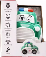 Zabawki interaktywne dla dzieci - Tactic bo. Interactive police car Lithuanian language - miniaturka - grafika 1