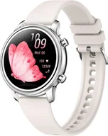 Smartwatch - INF Smartwatch z funkcją monitorowania aktywności i zaawansowanym monitorowaniem stanu zdrowia Srebro - miniaturka - grafika 1