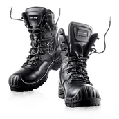 Obuwie robocze - Trzewiki obuwie zawodowe LAHTI PRO L30304 skórzane czarne 43 - miniaturka - grafika 1