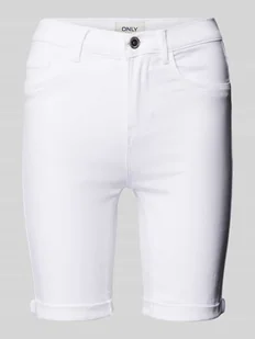 Szorty jeansowe o kroju slim fit z 5 kieszeniami model ‘RAIN LIFE’ - Spodenki damskie - miniaturka - grafika 1