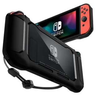 Spigen Spigen Etui Spigen Rugged Armor Nintendo Switch Black SPN1169BLK - Akcesoria do Nintendo - miniaturka - grafika 1