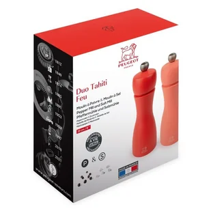 TAHITI DUO Zestaw do soli i pieprzu 15 cm, Fire - Młynki do soli i pieprzu - miniaturka - grafika 6