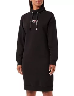 Sukienki - Armani Exchange Damska sukienka z logo Capsule Bodycon, Schwarz, L - grafika 1