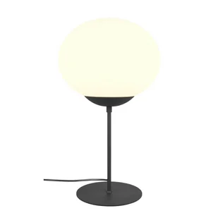 Biurowa lampka do salonu FOMENTO 563100132 Trio bańka czarny biały - Lampy stojące - miniaturka - grafika 1