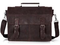 Torby męskie - Solome, Listonoszka, Lago, Brązowa - miniaturka - grafika 1