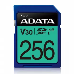 ADATA SDXC Premier Pro 256GB (ASDX256GUI3V30S-R) - Karty pamięci - miniaturka - grafika 1