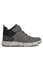 Buty dla chłopców - Geox Trzewiki J Flexyper B Abx J949XA 032FU C1102 D Szary - miniaturka - grafika 1