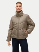 Kurtki damskie - Vero Moda Kurtka zimowa Gario 10309844 Beżowy Regular Fit - miniaturka - grafika 1