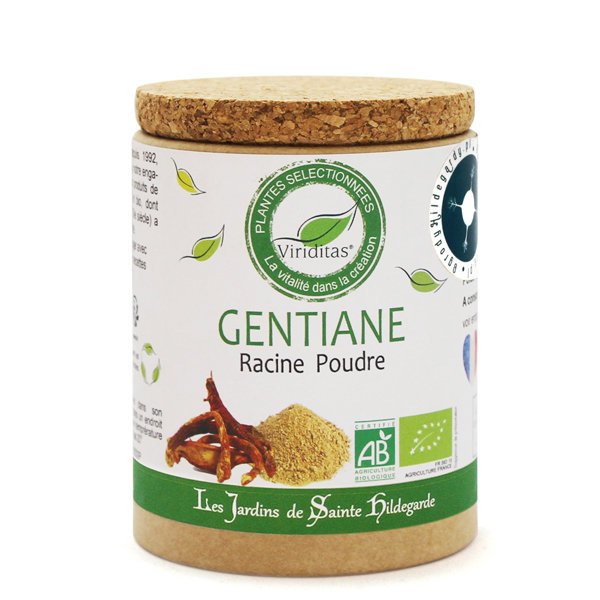 Przyprawy i zioła - Goryczka korzeń w proszku 50g Bio* / Les Jardins de Sainte-Hildegarde