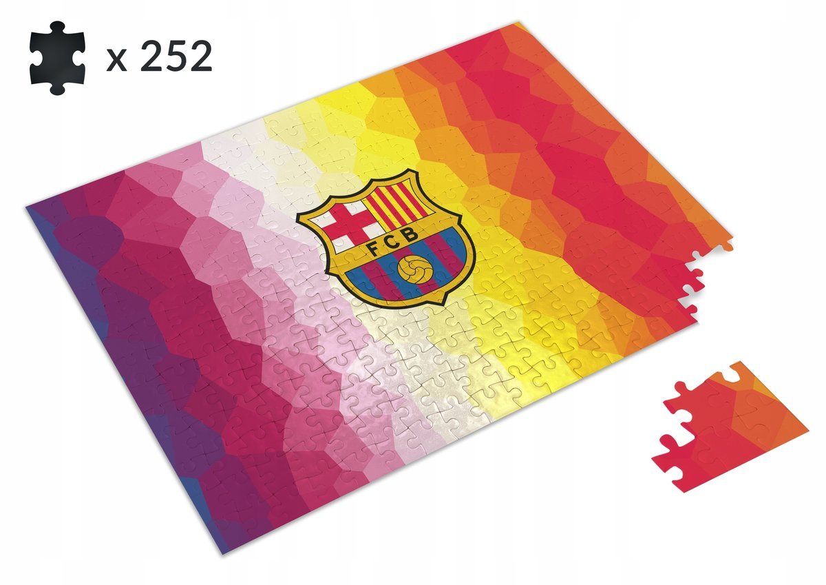 Puzzle FC BARCELONA + IMIĘ w prezencie A4 120e. #12