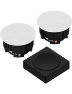 Odtwarzacze sieciowe - SONOS AMP + 2x IN-CEILING BY SONANCE - miniaturka - grafika 1
