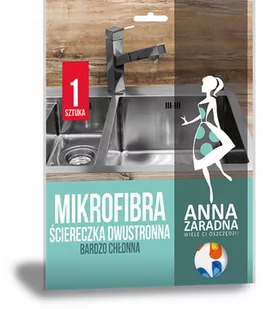 Anna Zaradna Ściereczka z mikrofibry super chłonna - Ściereczki, gąbki, czyściki - miniaturka - grafika 1