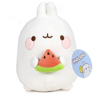 MOLANG DUŻA MASKOTKA KRÓLICZEK 32CM Z ARBUZEM ORYGINALNY PLUSZAK - Maskotki i pluszaki - miniaturka - grafika 1