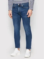 Spodnie męskie - TOMMY HILFIGER Jeansy Bleecker MW0MW18279 Granatowy Slim Fit - miniaturka - grafika 1