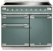 Kuchenki elektryczne - Kuchnia z płytą indukcyjną FALCON Elise 100 Zielony Mineral szczotkowany nikiel - miniaturka - grafika 1