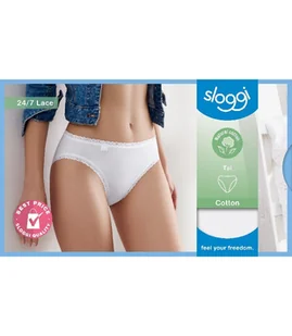 Majtki damskie sloggi 24/7 Cotton Lace Tai-38 - Komplety bielizny Majtki damskie sloggi 24/7 Cotton Lace Tai-38 - Komplety bielizny - miniaturka - grafika 1