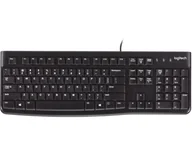 Klawiatury - Logitech K120 Corded Keyboard klawiatura USB QWERTY British English Czarny - miniaturka - grafika 1