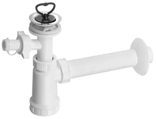 Bruckner Akcesoria - Syfon zlewowy z odgałęzieniem 1 1/4, odpływem i wtyczką, korek 40 mm, biały 151.114.0 - Syfony Bruckner Akcesoria - Syfon zlewowy z odgałęzieniem 1 1/4, odpływem i wtyczką, korek 40 mm, biały 151.114.0 - Syfony - miniaturka - grafika 1