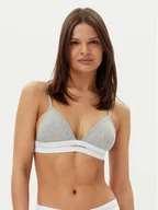 Biustonosze - Calvin Klein Underwear Biustonosz braletka LV00QF8248 Szary - miniaturka - grafika 1