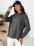 Bluzy damskie - Bluza damska ERIAN grafitowa Dstreet BY1276-XS - miniaturka - grafika 1
