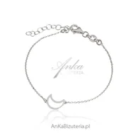 Bransoletki - ankabizuteria.pl Bransoletka srebrna - Na Księżycu - miniaturka - grafika 1