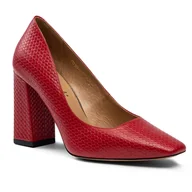 Czółenka - Czółenka 1186 - Czerwona Plecionka - R.Polański - miniaturka - grafika 1