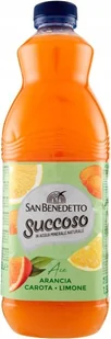 San Benedetto Succoso Arancia Carota e Limone Pomarańcza, Marchew i Cytryna - Soki i napoje niegazowane - miniaturka - grafika 1