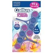 Środki do WC - Gallus Oriental Flowers Blue Water 2x45g kostka zapach do WC toalety - miniaturka - grafika 1