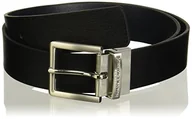 Paski - Armani Exchange skórzany pasek, czarny (czarny/granatowy 43420), 100 (rozmiar producenta: 34) męski, czarny - miniaturka - grafika 1