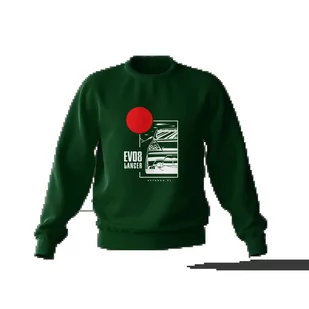Bluza Mitsubishi Lancer Evo 8 zielona-XXL - Odzież do sportów motorowych - miniaturka - grafika 1
