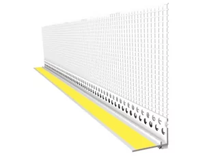 Listwa przyokienna PVC z siatką, 2.5 m 9/6 mm - Inne materiały budowlane - miniaturka - grafika 1