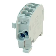 Inne akcesoria elektryczne - Simet Blok rozdzielczy - odgałęźny Al/Cu SCB 25 (80110) SIMBLOCK szary 81501002 81501002 - miniaturka - grafika 1