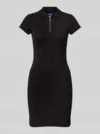 Sukienki - Sukienka mini z listwą na zamek błyskawiczny model ‘Nera’ - miniaturka - grafika 1
