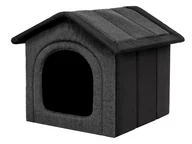 Budy dla psów - HOBBYDOG Buda dla psa INARII Grafit z czarnym R5 - miniaturka - grafika 1