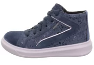 Buty dla dziewczynek - Superfit Dziewczęce sneakersy Cosmo, niebieski 8000, 31 EU - miniaturka - grafika 1