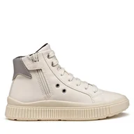 Buty dla dziewczynek - Sneakersy Geox J Laquinny J56M3A 000BC C1M1W D Écru - miniaturka - grafika 1