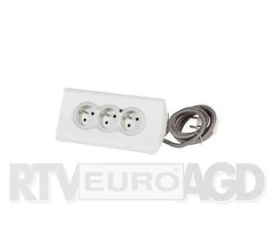 Legrand Przedłużacz biurkowy 16A 230V + 2 x USB 2.4 A Z UCHWYTEM NA TABLET BIAŁO-SZARY - Przedłużacze i rozgałęźniki - miniaturka - grafika 3
