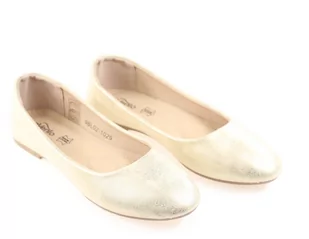 Baleriny damskie Evento 9BL02-1029 złoty - Moda i Uroda OUTLET - miniaturka - grafika 4