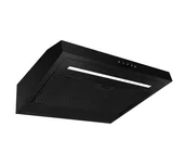 Okapy kuchenne - VDB FIT 50 Czarny - miniaturka - grafika 1