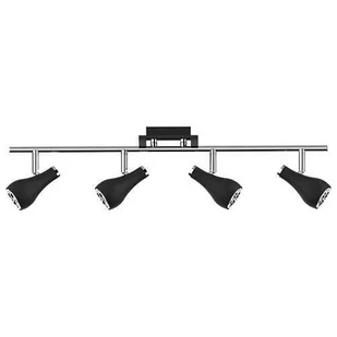 Ideus Plafon LAMPA sufitowa KINGA 03254 metalowa OPRAWA listwa regulowane reflektorki czarne 03254 - Lampy sufitowe - miniaturka - grafika 1
