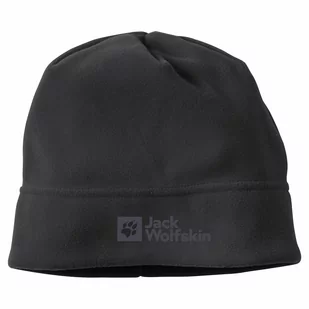 Czapka Polarowa Jack Wolfskin Real Stuff Beanie Black - Czapki damskie - miniaturka - grafika 1
