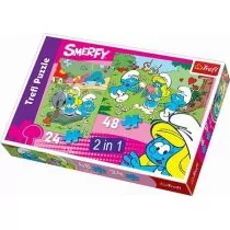 Trefl Smerfne zaloty 34143 - Puzzle - miniaturka - grafika 1