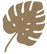 Dekoratorstwo - Aladine, Dekoracja z MDF Liść Monstery 35x24 cm - miniaturka - grafika 1