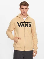 Bluzy męskie - Vans Bluza Mn Vans Classic Zip Hoodie Ii VN0A456C Beżowy Classic Fit - miniaturka - grafika 1